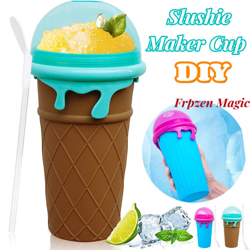 Slushy Cup Quick Frozen Smoothie Maker.