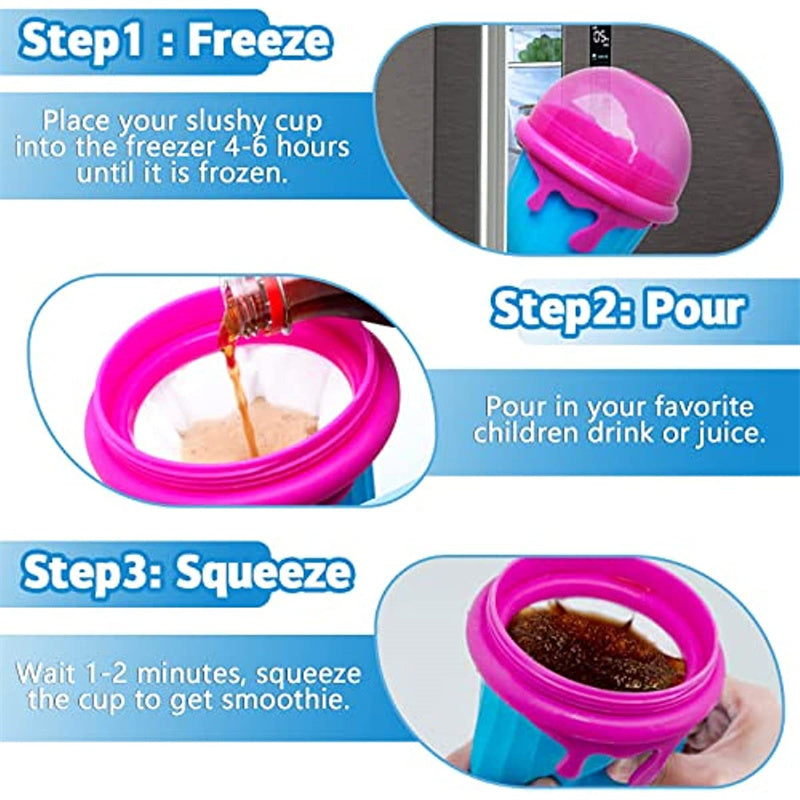 Slushy Cup Quick Frozen Smoothie Maker.